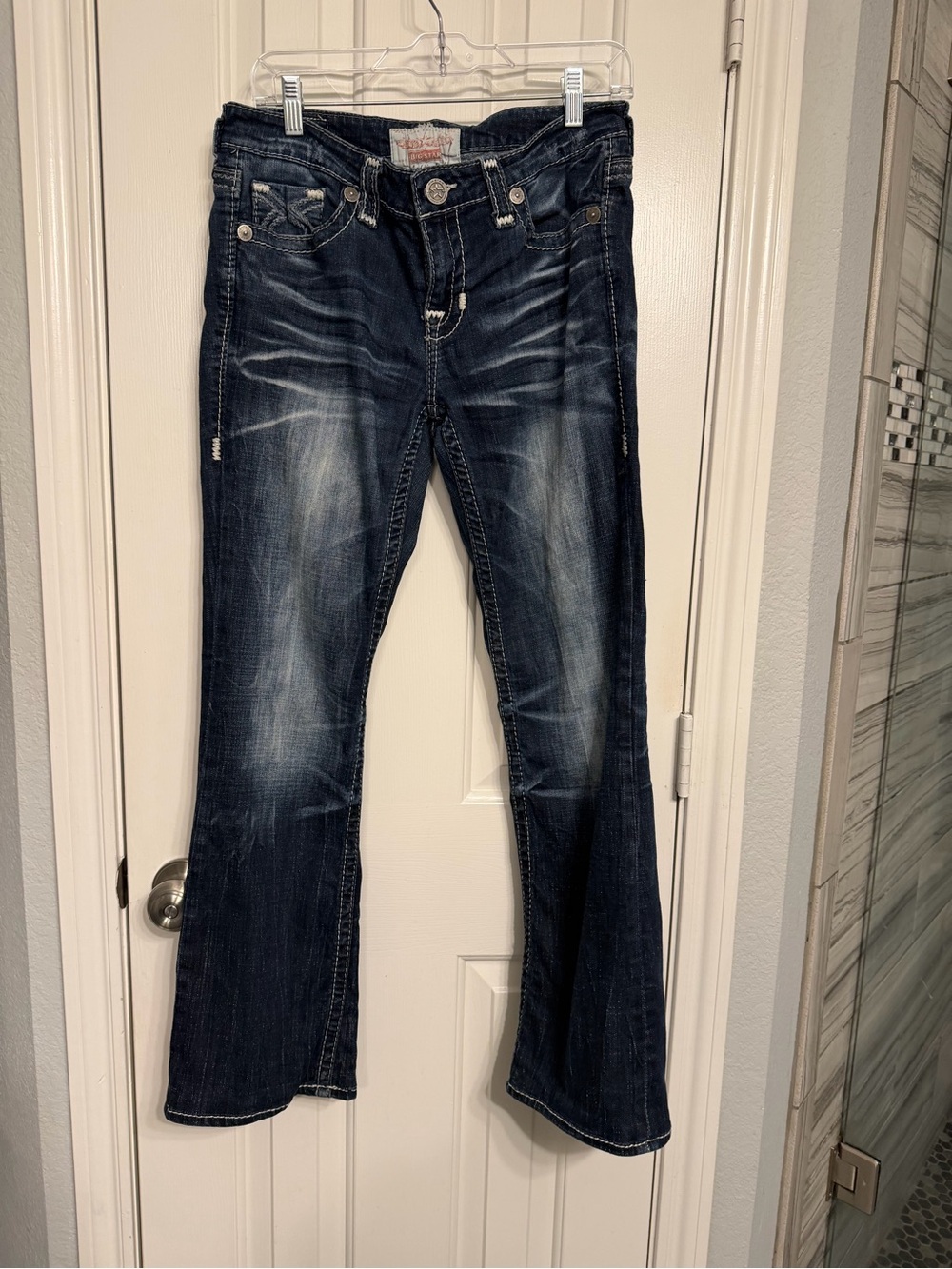 Big Star Dark Indigo Maddie Boot Cut Jeans